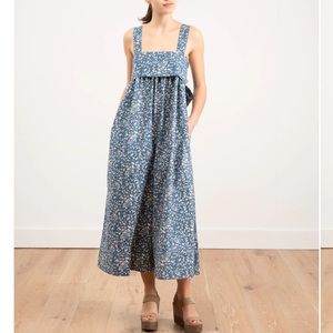 Floral Blue Jumpsuit